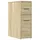 vidaXL Badschrank Schmal Braun