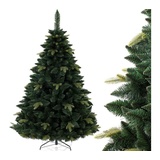 AmeliaHome Künstlicher Weihnachtsbaum Künstlicher Weihnachtsbaum Baum Weihnachten Tannenbaum Weihnachtsdeko grün 120 cm