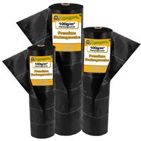 Aquagart 5m2 Bodengewebe Unkrautfolie Mulchfolie 100g 1m Breit Schwarz