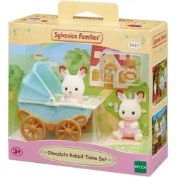 EPOCH 5432 Sylvanian Families Schokoladenhasen Zwillinge mit Kinderwagen