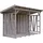 SKANHOLZ Holzunterstand Max 2 Holz 370 x 229 x 160 cm beige