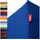 r-up Spannbettlaken Baumwolle-Elasthan 120 x 200 - 130 x 220 cm Blau