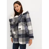 bonprix Woll-Umstandsjacke mit Teddyfutter / Tragejacke, blau, Gr.34, Gemütliche Woll-Umstandsjacke für die gesamte Schwangerschaft und danach. Der Baby-Einsatz dient nur zum Schutz bei Wind und Wetter, nicht als Tragefunktion!