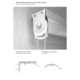 Lysel - Qualitätsdoppelrollo basaltgrau, (B x H) 170cm x 175cm in grau/basaltgrau