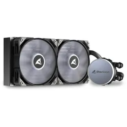 Cooler Sharkoon S70 RGB 2 Lüfter schwarz AiO-Wasserkühlung