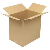 TransPak Transpak, - Faltkarton 1-wellig Höhenrillung Maße 330x235x330mm C4 Qualität 1.20 braun