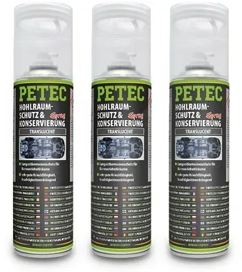 Petec 3x 500 ml Hohlraumschutz & -Konservierung translucent [Hersteller-Nr. 73550]