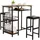 VCM Bartisch Kolari 90 x 93 x 50 cm Eiche Vintage