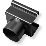 4 Home and Garden Rinnenstutzen DN 60 zum Kleben RG70 Typ 200 Anthrazit