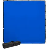 Manfrotto LR83352 StudioLink Chroma Key Blue Screen Kit 3x3m| Preis nach Code NIKOLAUS