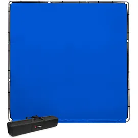 Manfrotto LR83352 StudioLink Chroma Key Blue Screen Kit 3x3m| Preis nach Code NIKOLAUS