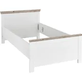 Home Affaire Bett »Florenz Doppelbett Landhausstil Bettgestell (100,140 oder 180/200cm)«, aus FSC®-zertifiziertem Holzwerkstoff, in 3 Breiten, weiß