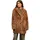 URBAN CLASSICS Damen Mantel Ladies Oversized Faux Fur Leo Coat, Kunstfell Mantel mit Leopardenmuster, Felljacke für Herbst & Winter, Größen XS - XL - XL