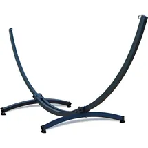 Potenza Verzinkter Tytan Gestell Outdoor Hängemattengestell XXL 360cm, 350kg I Gestell für Hängematten, Rahmen aus Stahl wetterfest (Basic Graphit)