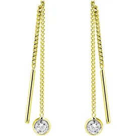 Amor Damen, Ohrhänger, 375er Gelbgold, gelbgold