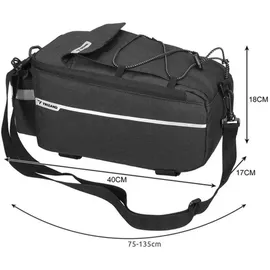 TRIZAND Thermo-Fahrradtasche 9 L schwarz
