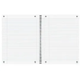Oxford Collegeblock Origins A4 liniert Schwarz