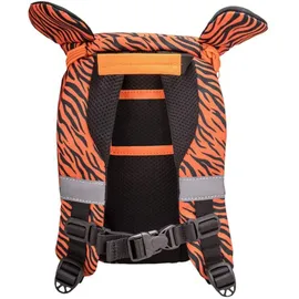 belmil® Kindergartenrucksack Mini Animals Tiger Kunstfaser orange/schwarz