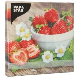 Papstar 200 Servietten, 33 cm x 33 cm Prästkrage
