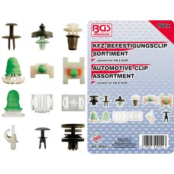 BGS KFZ-Befestigungsclip-Sortiment für Audi / VW 160tlg. - 9044