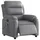 vidaXL Massagesessel Elektrisch Kunstleder 92,5 x 100 x 92,5 cm Grau mit Fernbedienung