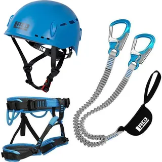 LACD Via Ferrata Pro Evo 3.0 Klettersteigset (Größe One Size, grau)