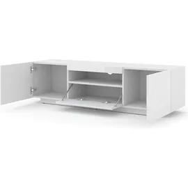 BIM Furniture Aura TV-Lowboard 150 cm Weiß MDF