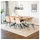 Home Deluxe Essgruppe Eckig AVENCIA inkl. Sternfuß - 200 x 120 cm Light Oak, (9-tlg) beige