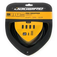 Jagwire Pro Dropper Sattelstützenkabel-Set mit 3 mm außen und Edelstahl innen, schwarz, TU