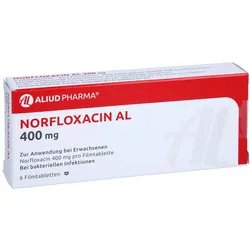 Norfloxacin AL 400 mg Filmtabletten 6 St
