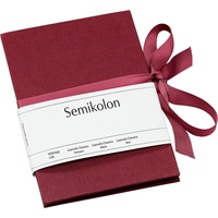 Semikolon Leporello Classico burgundy