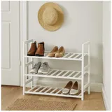 Hti-Living Schuhregal 71 x 60 x 26 cm weiß / weiß