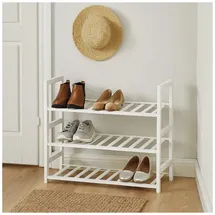 Hti-Living Schuhregal 71 x 60 x 26 cm weiß / weiß