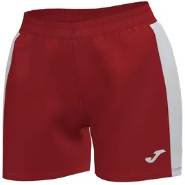 Joma Maxi Shorts Mädchen, rot/weiß Größe 4XS-3XS