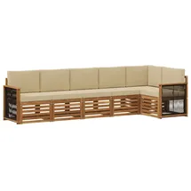 vidaXL Ecksofa Set 5 pcs Loungeset beige
