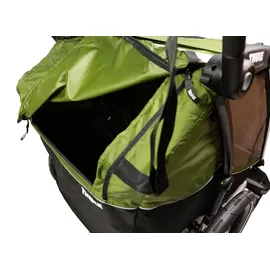 Thule Kinderanhänger Chariot Cab 2 aluminium/cypress green 2021