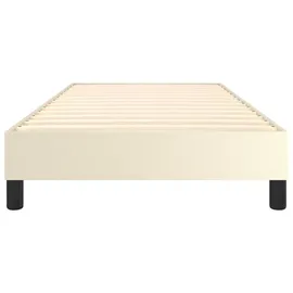 vidaXL Boxspringbettgestell 100 x 200 cm Creme