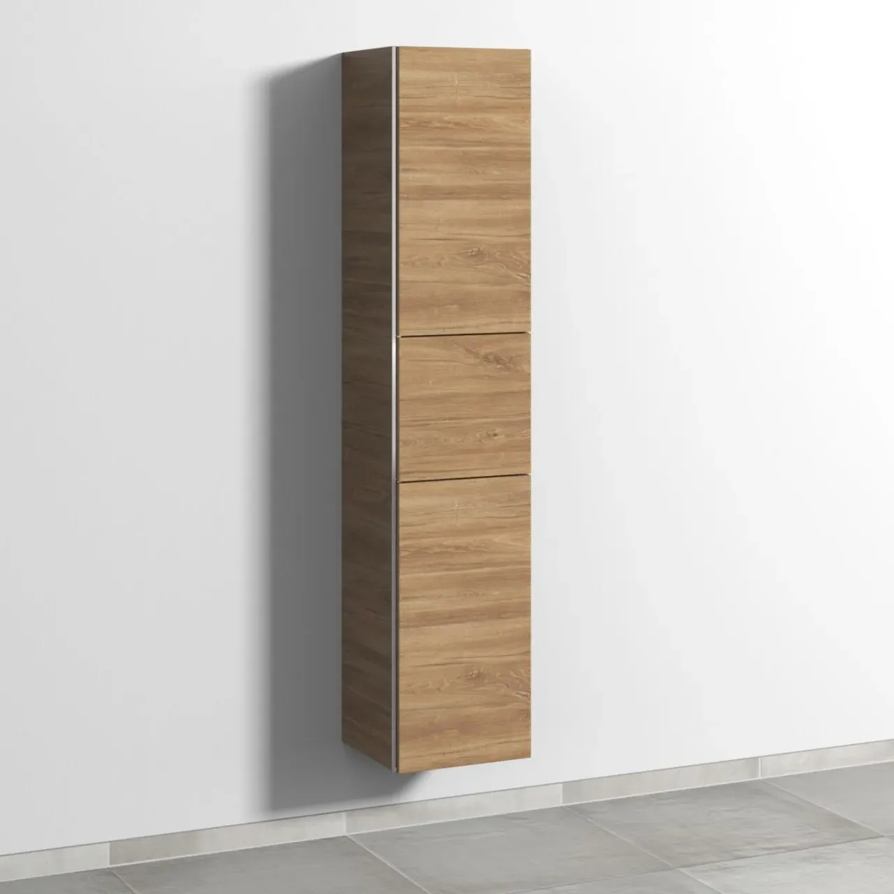 Sanipa 3way Hochschrank mit 2 Türen und 1 Auszug, Eiche-Kansas BR10359