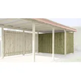 Weka Geräteraum für Carport Eifel 288 x 199 cm 600.0700.030.00