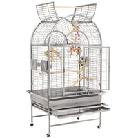 Montana Cages | Käfig New Jersey - in der Farbe Platinum die Voliere XL für Papageien