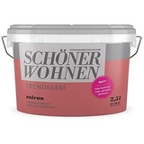 Schöner Wohnen Trendfarbe Wandfarbe 1 Liter Safran rot orange matt