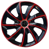 NRM Radzierblende STIG EXTRA schwarz/rot 13 Zoll 4er Set