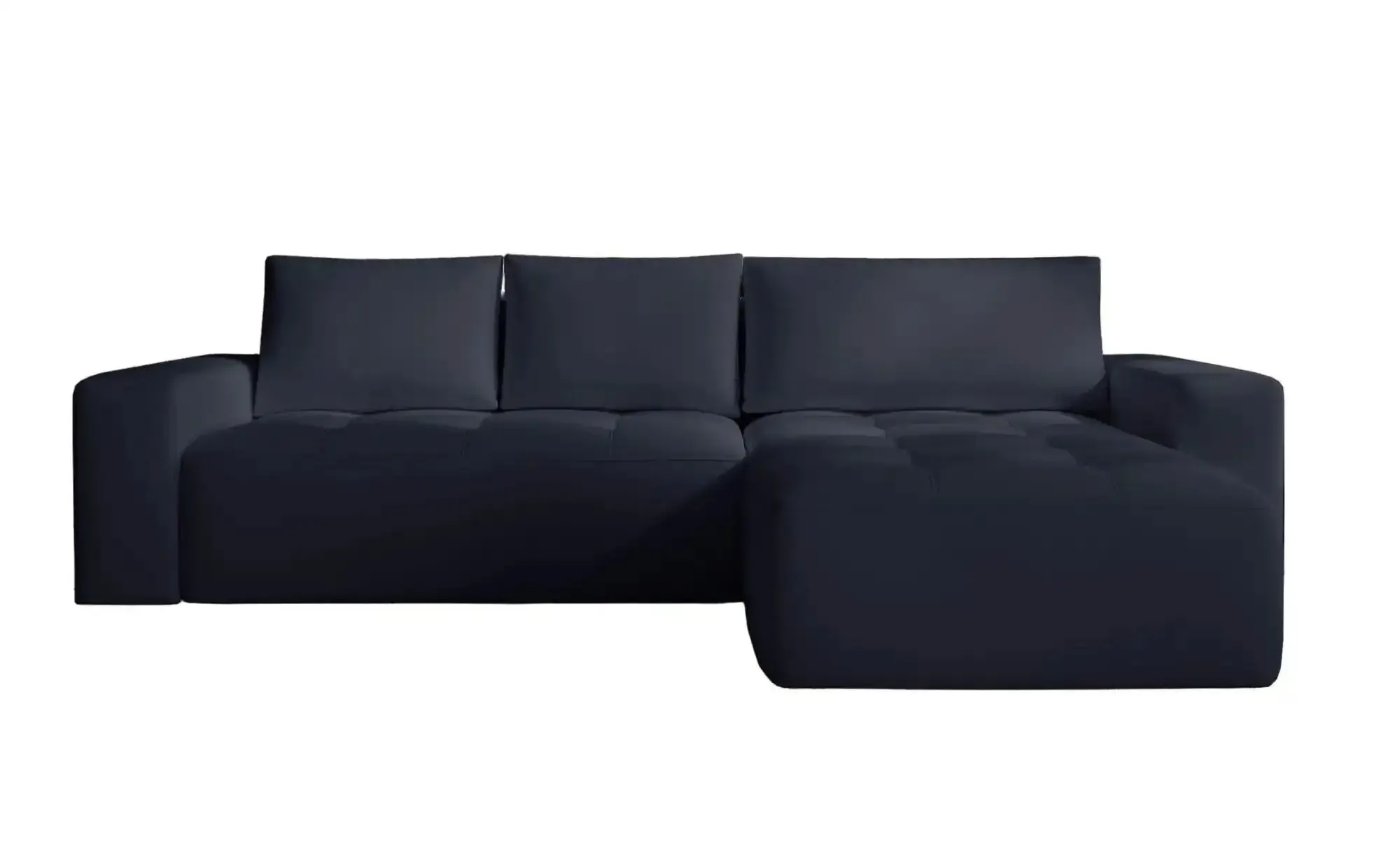 GrainGold Ecksofa  Portland , schwarz , Maße (cm): B: 250 H: 76