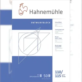 Hahnemühle 10622721 Transparentblock - A3, 110/115 g/qm, 50 Blatt