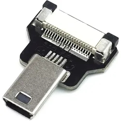 Mini USB 2.0 Typ B Stecker, gerade, für DIY USB Kabel
