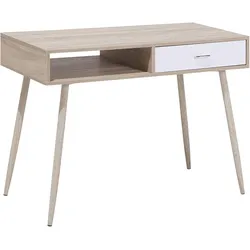 Schreibtisch 100 x 48 cm Heller Holzfarbton DEORA