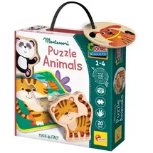 Lisciani Montessori Holz-Puzzle Tiere