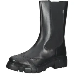 STEVEN NEW YORK Damen Echtleder-Stiefel Stiefelette Herbst-Schuhe SNY11000303-03001-017 Schwarz - 36
