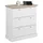 OTTO home Schubkastenkommode 75 x 80 x 35 cm Braun / Weiß