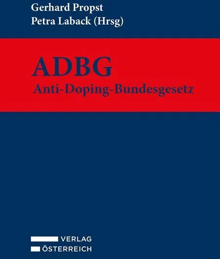 Adbg - Anti-Doping-Bundesgesetz  Gebunden